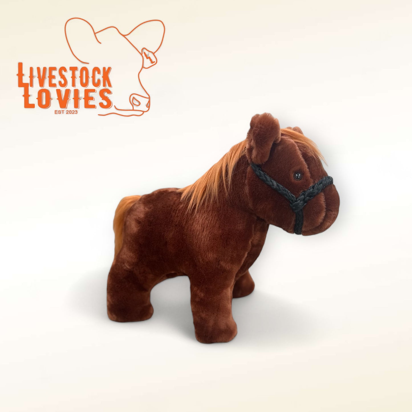 Medium Plush Horse Sorrel