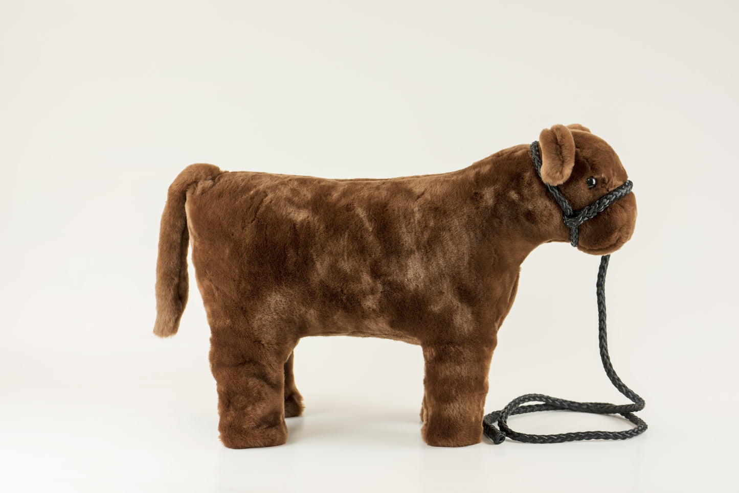 Large Red Angus Plush Steer
