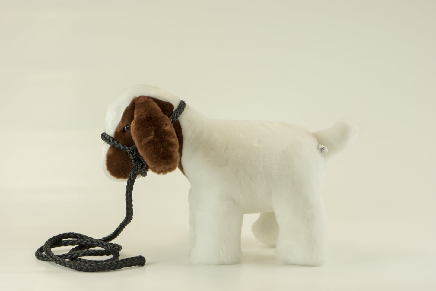 Medium Plush Red & White Goat