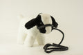 Medium Plush Black & White Goat