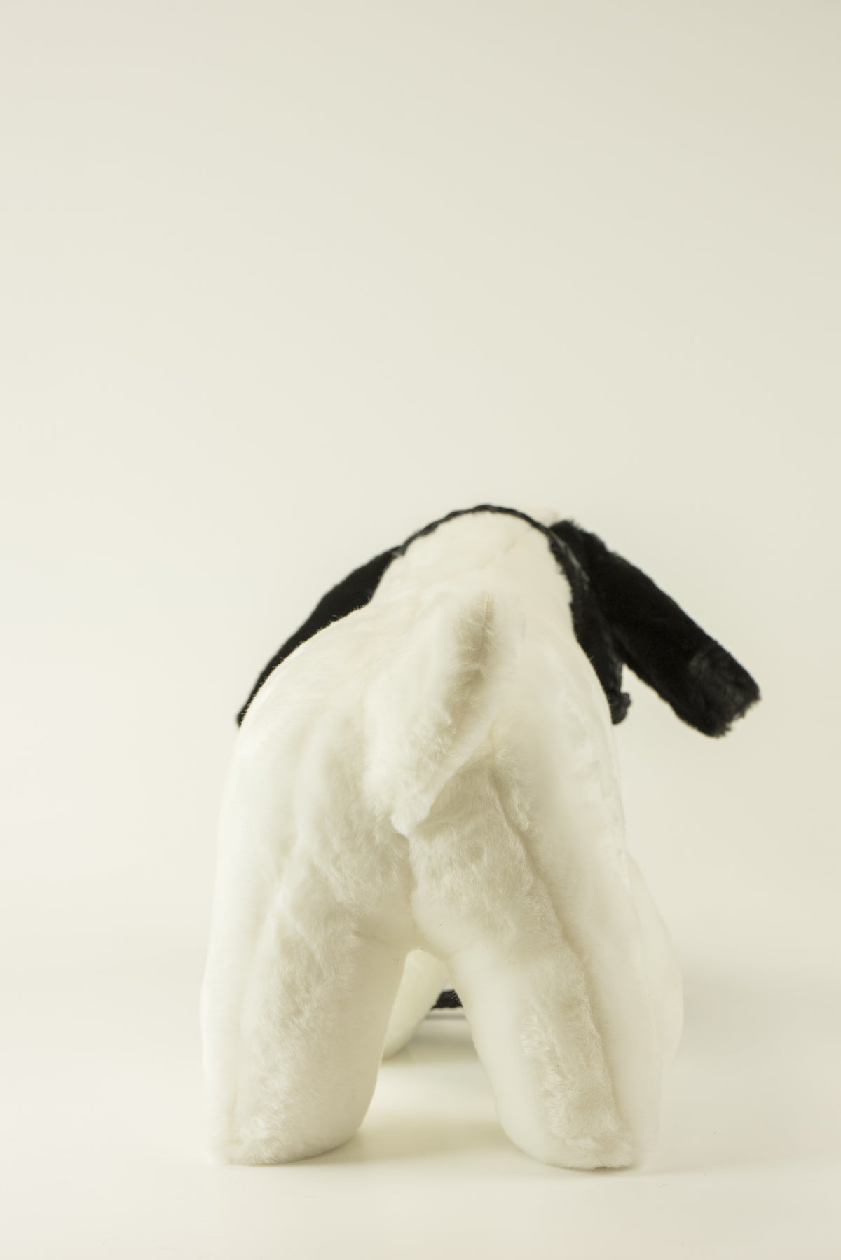 Medium Plush Black & White Goat